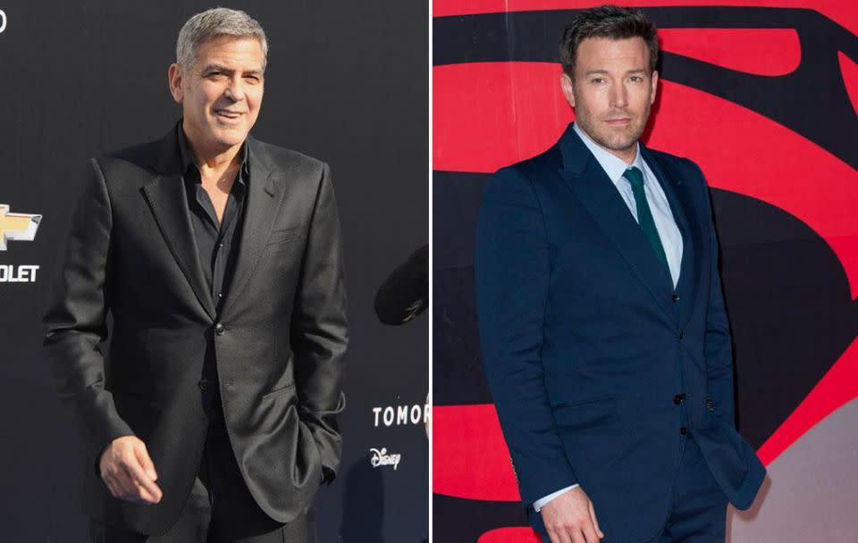 George Clooney (L) and Ben Affleck (R) have both spoken out, condemning Weinstein and his behaviour. Source: Getty