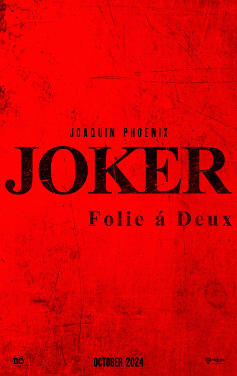 Póster de Joker: Folie à Deux (Crédito: Warner Bros.)