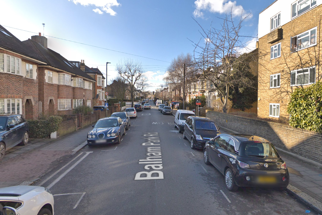 The victim was found dead at an address in Balham Park Road: Google