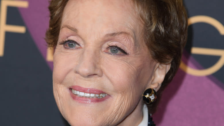 Julie Andrews smiling at event