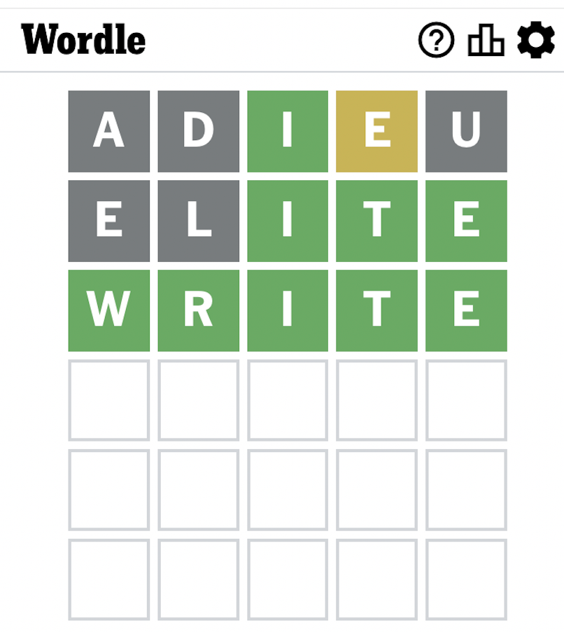 Wordle is an addictive word game owned and run online by the New York Times that give players six guesses to discover a five-letter word.