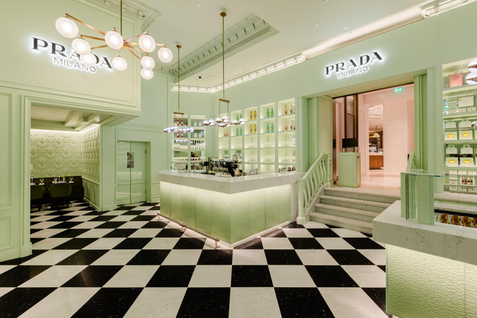 Prada Cafe at Harrods in London