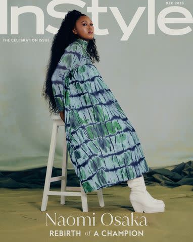 <p>Joshua Kissi/InStyle</p> Naomi Osaka for InStyle