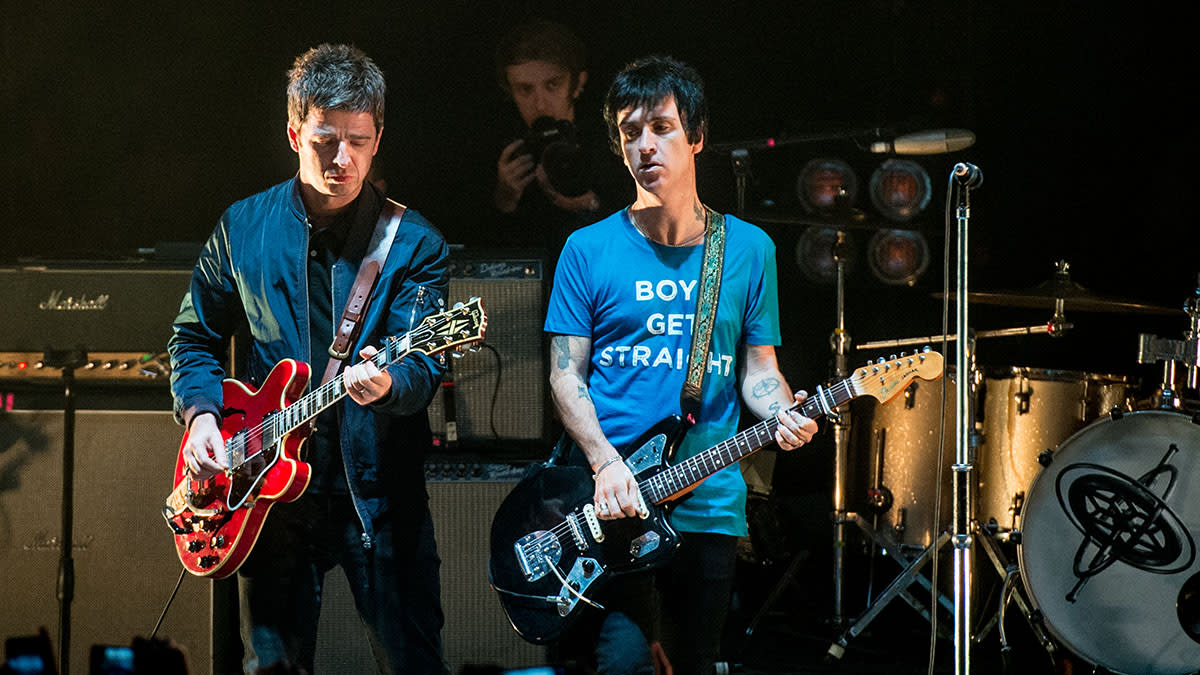  Noel Gallagher and Johnny Marr 