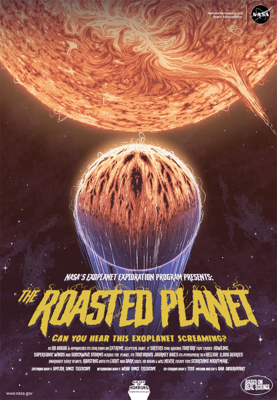 A horror movie posted created by NASA called The Roasted Planet