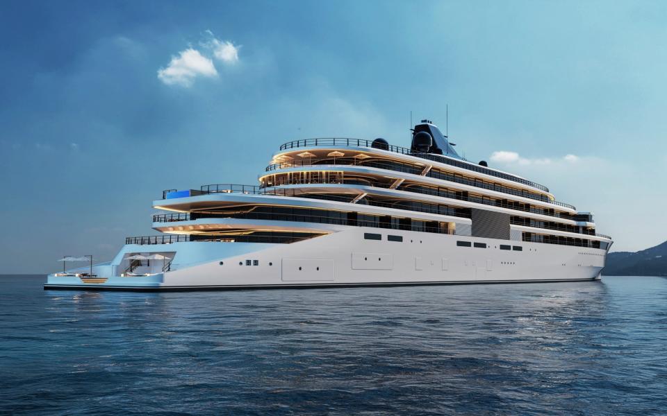 Aman at Sea will be a 180-meter 'luxury motor yacht' with 50 guest suites