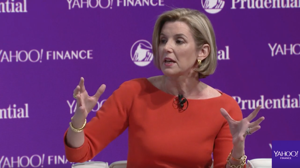 Ellevest CEO and Wall Street legend Sallie Krawcheck at Yahoo Finance’s annual All Markets Summit on Wednesday.