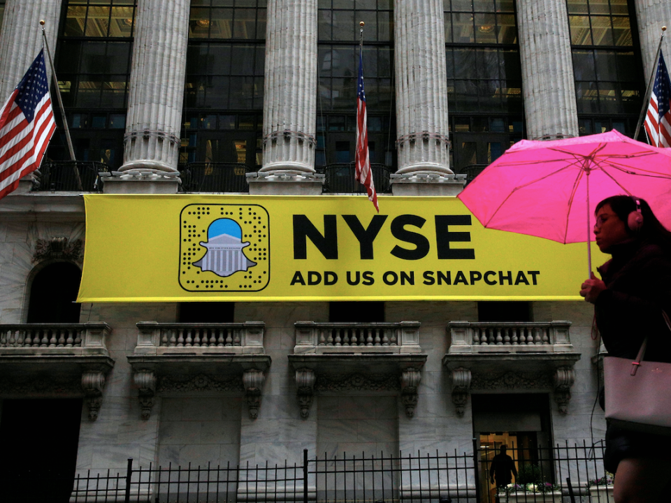 Snap Snapchat NYSE