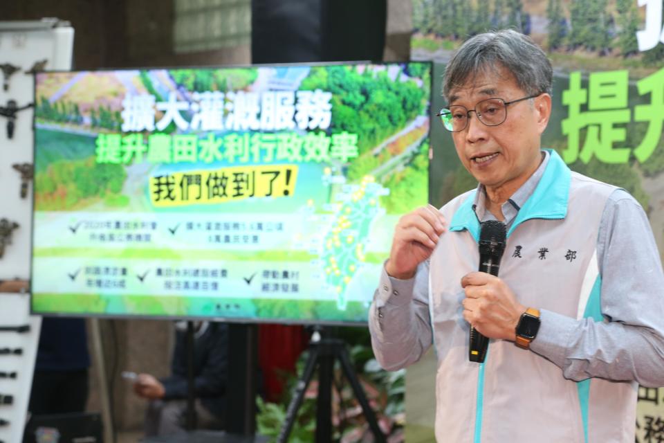 農業部代理部長陳駿季今表示，樂見台灣水果銷到全世界。（農業部提供）