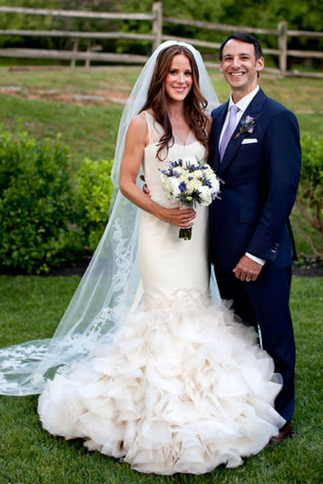 Vice President Joe Biden and Dr. Jill Biden's daughter Ashley and her husband Dr. Howard Krein at their wedding in Wilmington, Delaware, June 2, 2012.