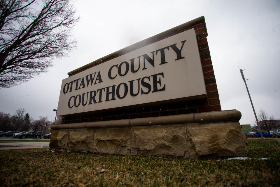 A chief judge in Ottawa County has been arrested and charged with domestic violence.