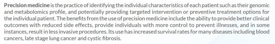 precision medicine