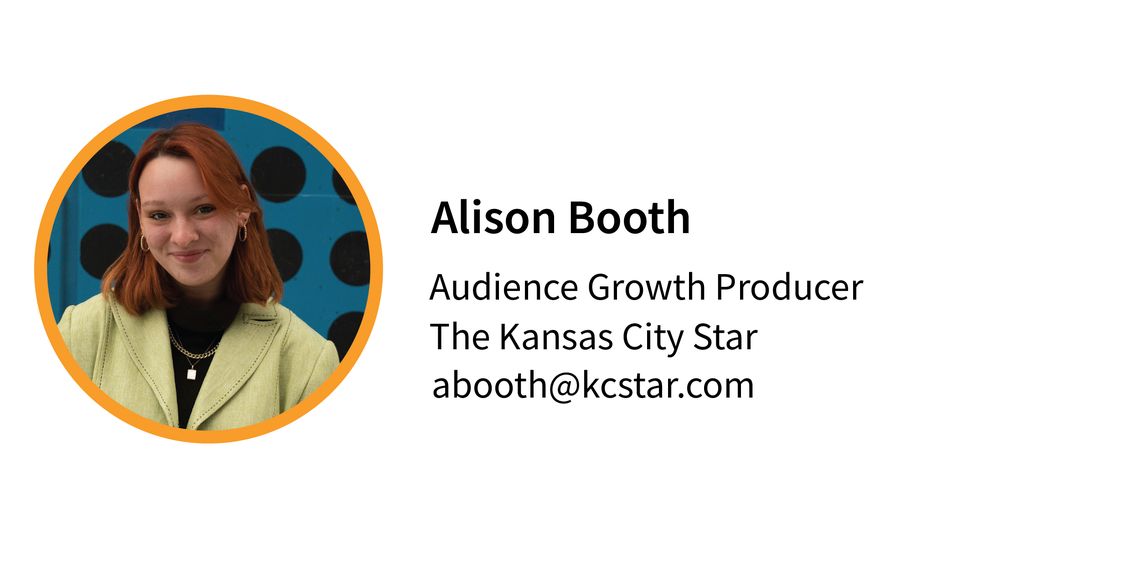 Alison Booth, audience growth producer