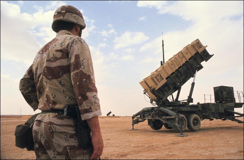 Patriot missile Gulf War Desert Storm