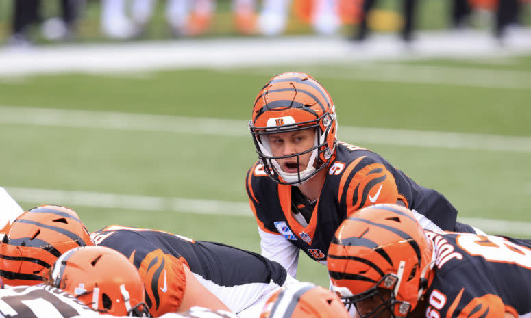 Cincinnati Bengals rookie quarterback Joe Burrow on Sunday.