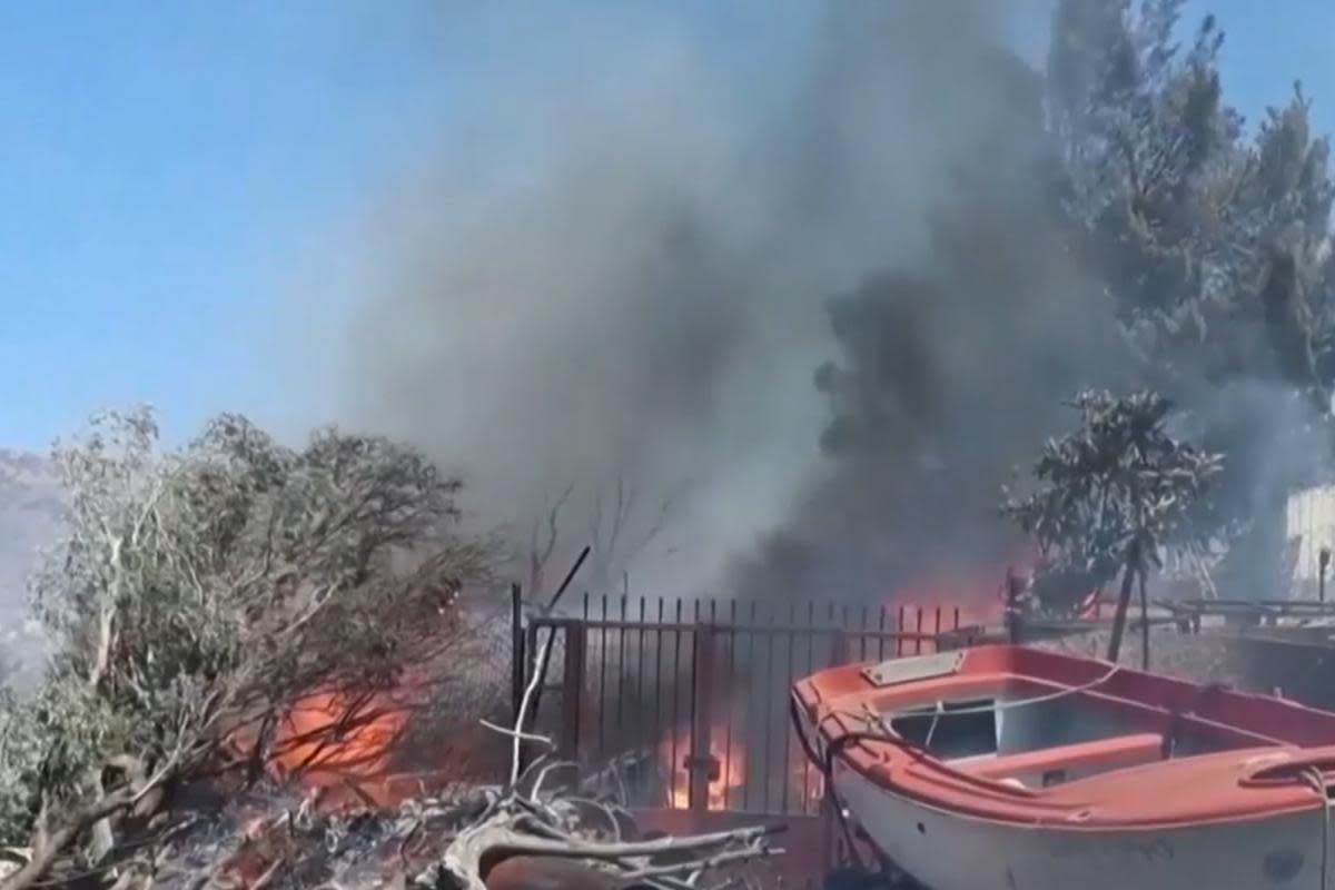 Wildfires on the Greek island of Kos caused some travellers to be evacuated from their hotels, but is it safe to travel out to Greece? <i>(Image: ITV)</i>