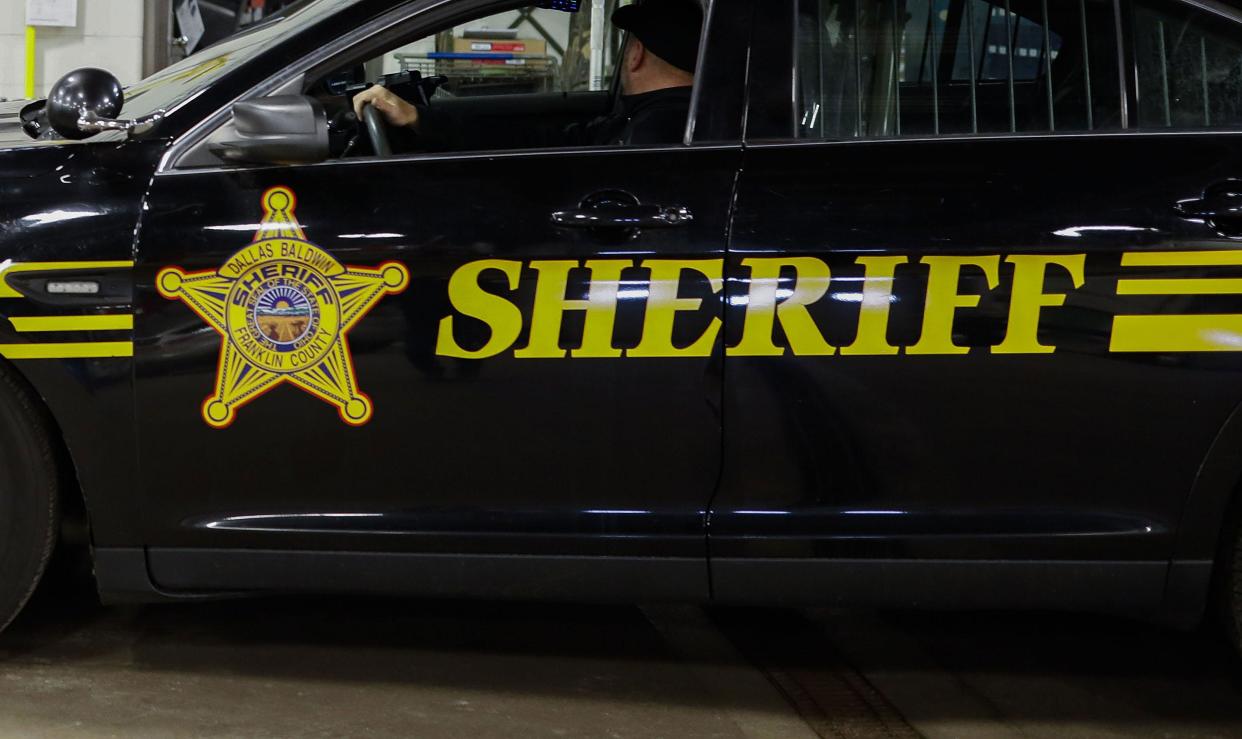 A Franklin County Sheriff's Office cruiser