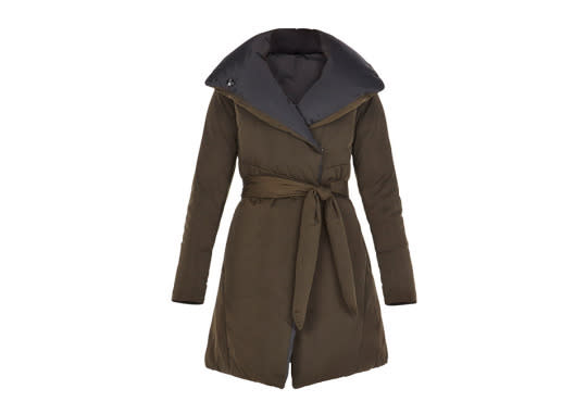 This BCBG robe coat is literally like wearing a duvet out of the house! Cozy! 