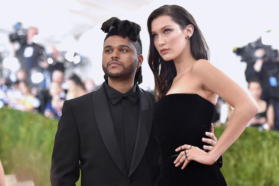 The Weeknd et Bella Hadid (Photo by Mike Coppola/Getty Images for People.com)