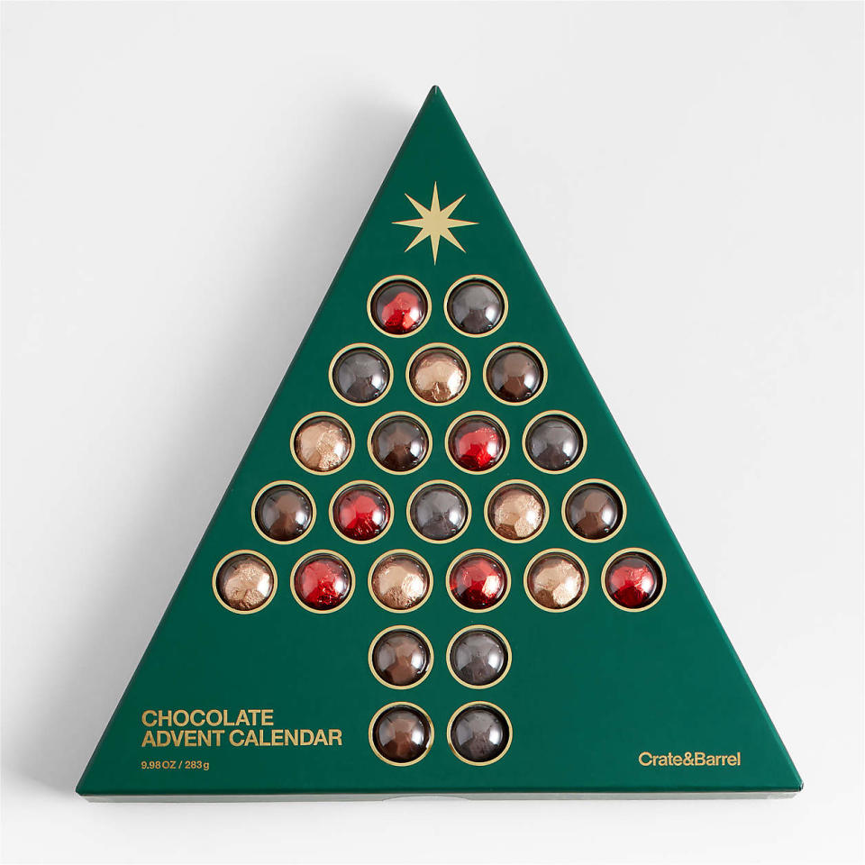 <p><a href="https://go.redirectingat.com?id=74968X1596630&url=https%3A%2F%2Fwww.crateandbarrel.com%2Fchocolate-advent-calendar%2Fs141084&sref=https%3A%2F%2Fwww.thepioneerwoman.com%2Fholidays-celebrations%2Fg37639560%2Fchocolate-advent-calendars%2F" rel="nofollow noopener" target="_blank" data-ylk="slk:Shop Now;elm:context_link;itc:0;sec:content-canvas" class="link ">Shop Now</a></p><p>Chocolate Advent Calendar</p><p>crateandbarrel.com</p><p>$49.95</p><span class="copyright">Crate and Barrel</span>