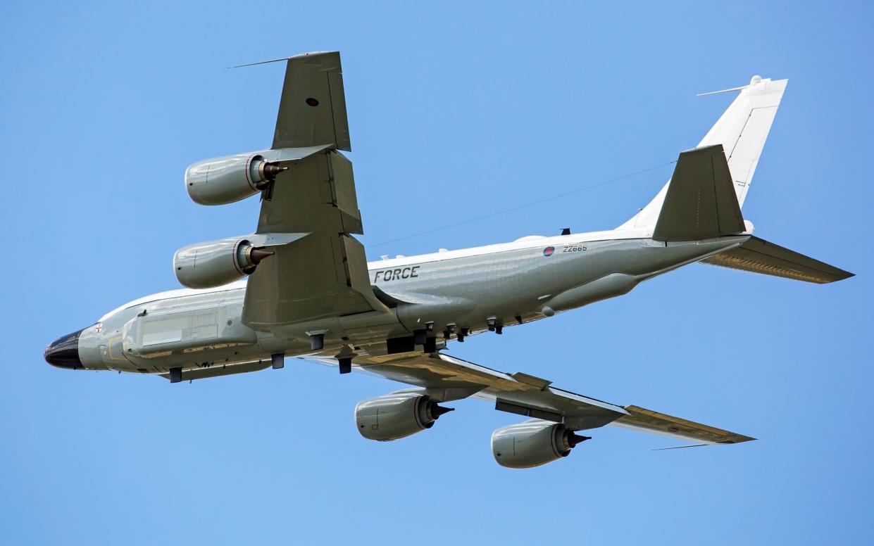 An RAF RC-135 electronic surveillance aircraft - rceAirForce Images