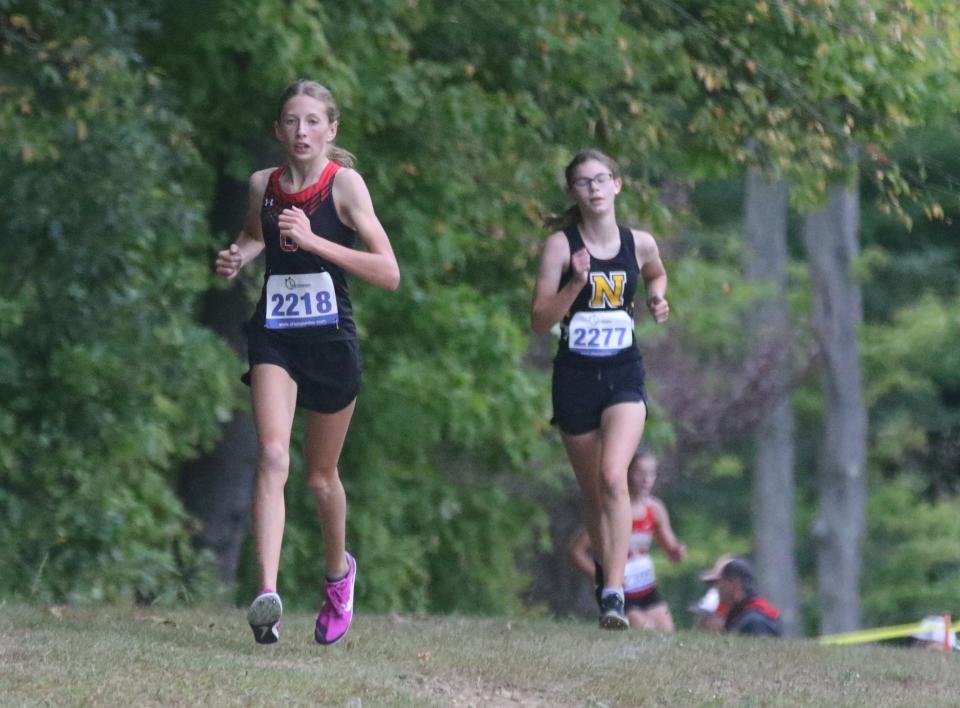 Crestview's Audrey Wolford helped the Cougars win the team championship at the Bill Brown Invite on Saturday.