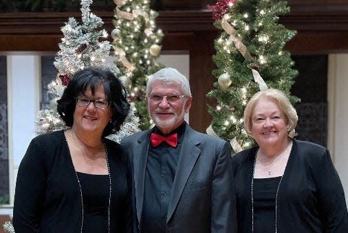 Debbi Wyse, Ned Wyse and Kristi Gautsche will offer “A Musical Box of Chocolates” at 8 p.m. on April 14 and 15 at College Baptist Church in Hillsdale.