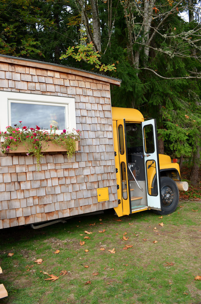 The Tiny School Bus House