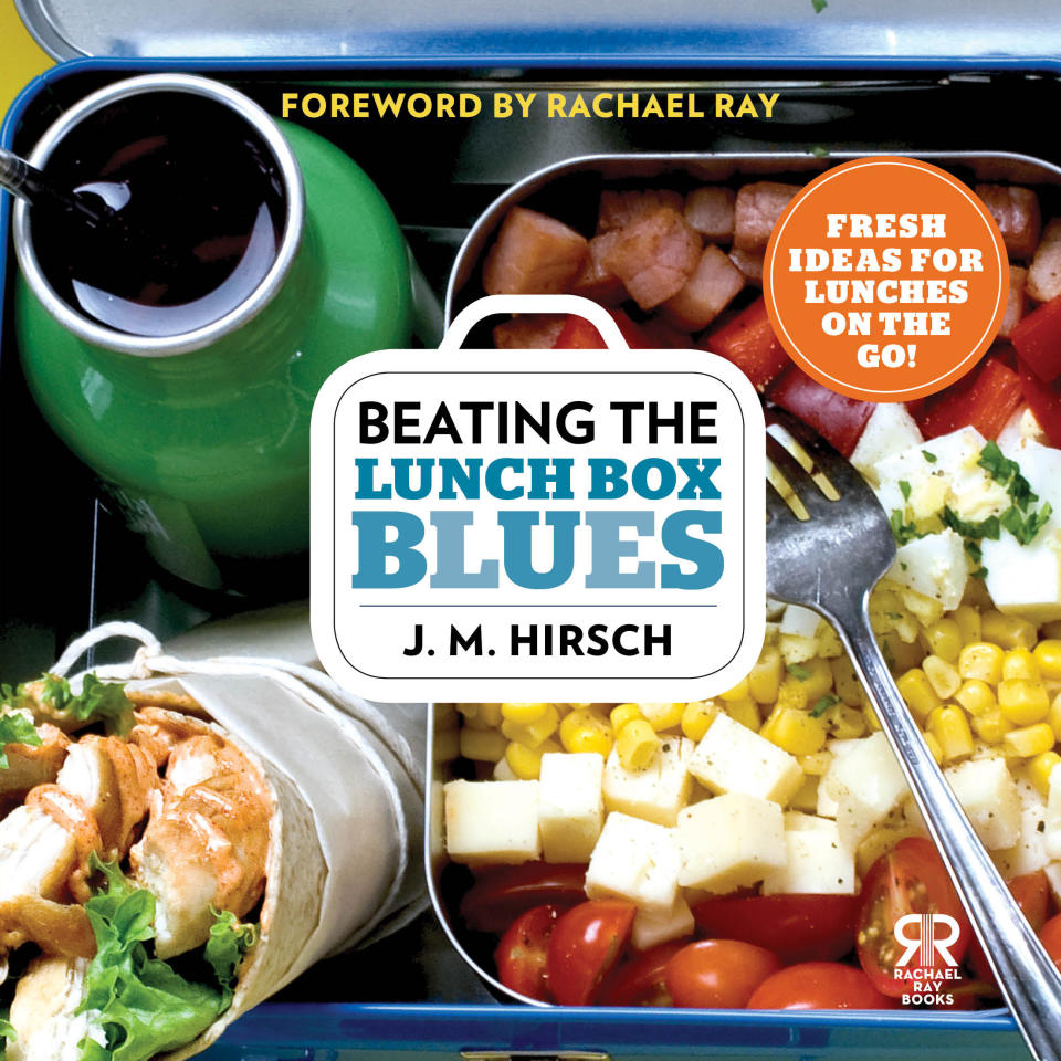 This undated image provided by Rachael Ray Books shows the cover of the book "Beating the Lunch Box Blues" by J.M. Hirsch. (AP Photo/Matthew Mead)