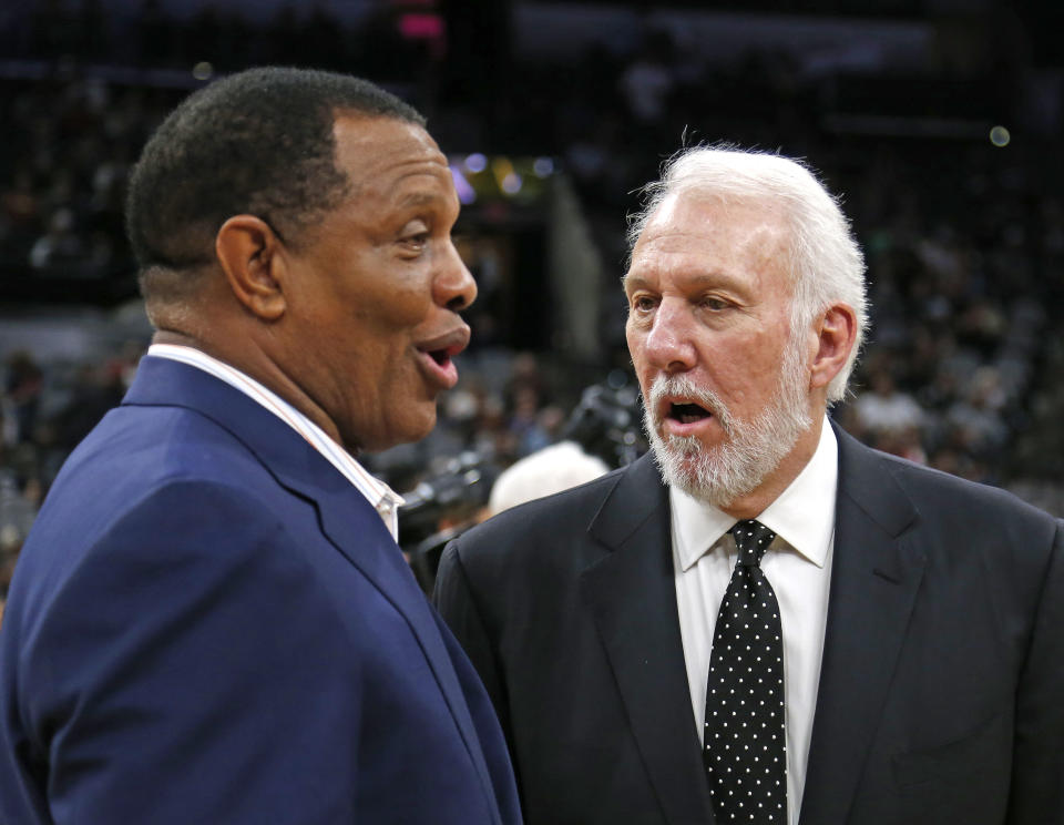 The coaches union is worried the NBA's bubble-league protocol will restrict older coaches. (Photo by Ronald Cortes/Getty Images)