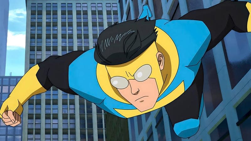 Invincible in season two of the titular animated series.