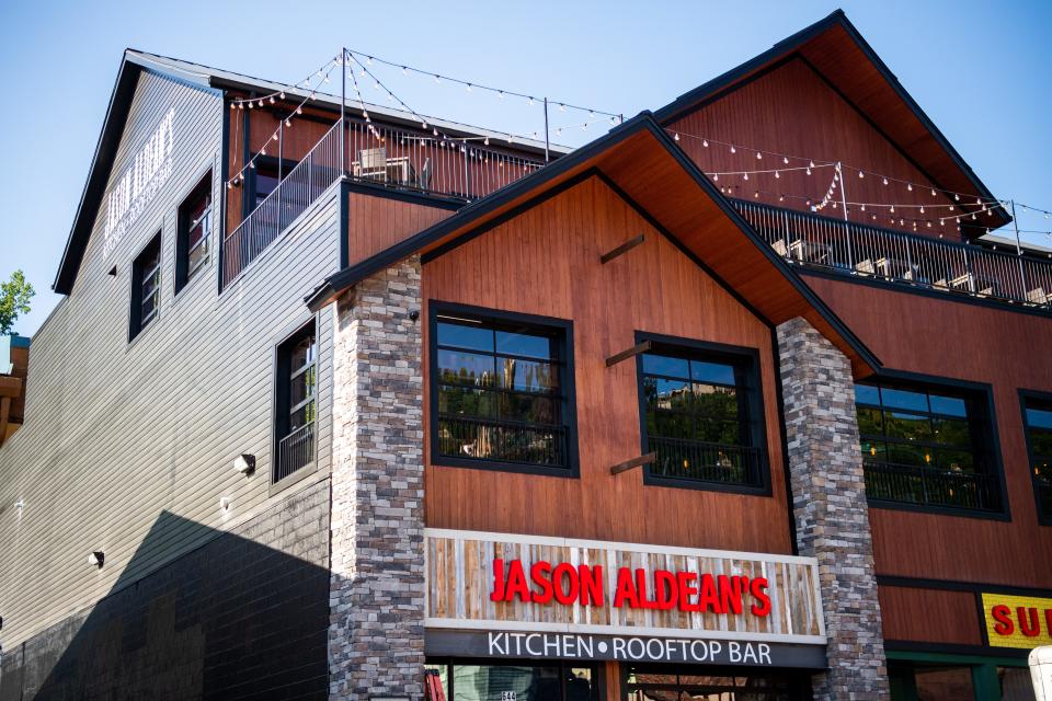 Jason Aldean's Kitchen and Rooftop Bar in Gatlinburg is open! Check out