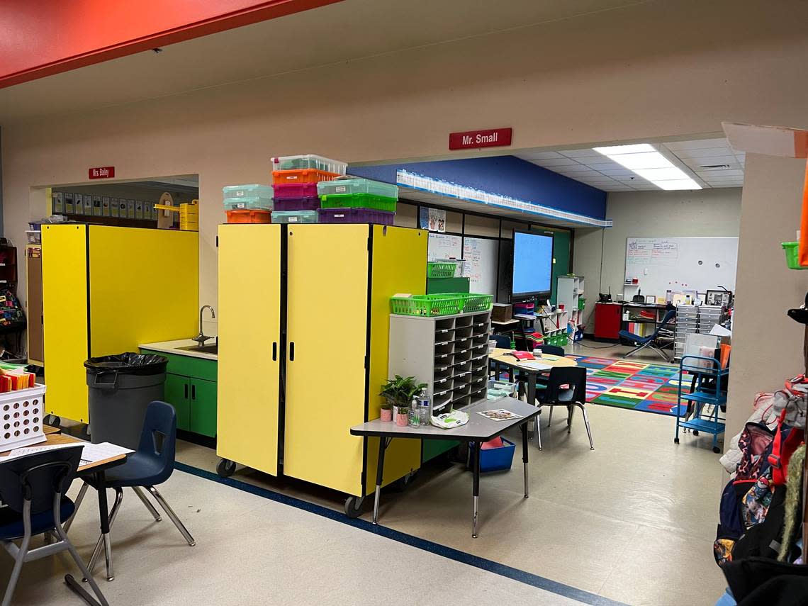 Classrooms at Discovery Elementary School in Gig Harbor do not have doors. The Peninsula School District announced Dec. 14, 2022 that they plan to install doors inside the school before the start of the 2023-24 school year.