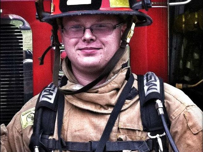 Tyler Roysdon has been suspended from the Franklin Township fire department for allegedly posting racist comments online: Facebook/Tyler Roysdon