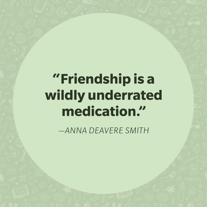 Anna Deveare Smith Funny Friendship Quote