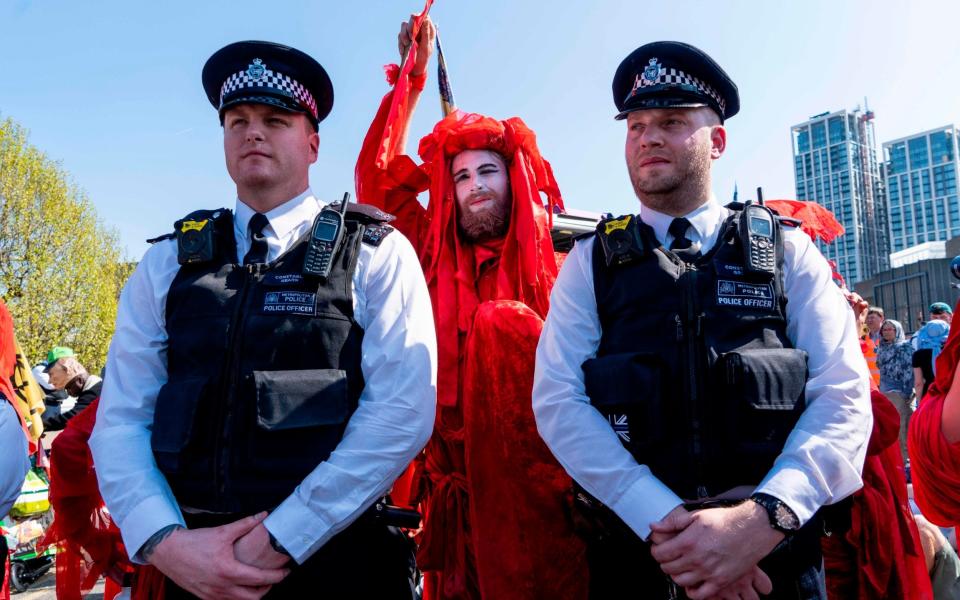 The leaders of Extinction Rebellion have announced they are switching from “disruptive tactics” to “political negotiations” as they enter a second week of campaigning to have the Government declare a climate emergency - AFP