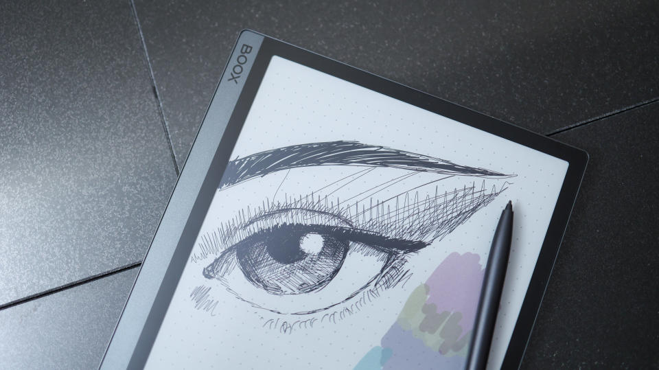 A photo of the Boox Tab Ultra C colour E Ink tablet