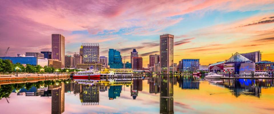 Baltimore, Maryland, USA skyline