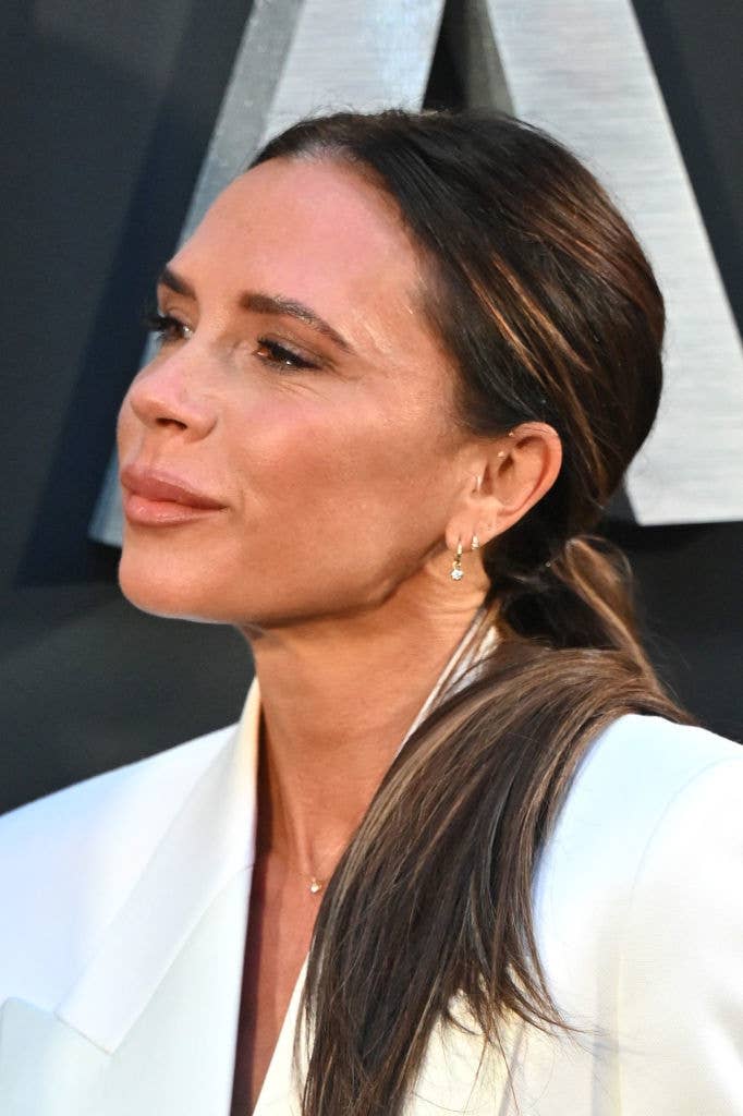 Closeup of Victoria Beckham