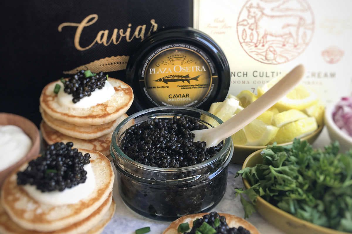 Plaza Osetra Caviar Gift Set