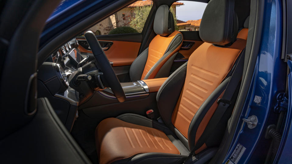 The surfacing materials and seats are of artificial MB-Tex leather. - Credit: Mercedes-Benz AG