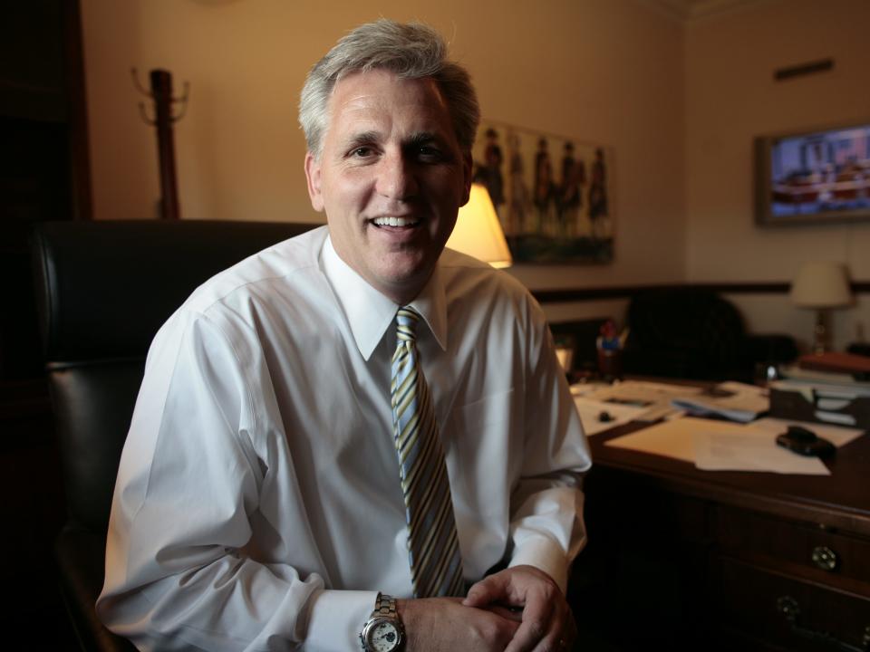 Rep. Kevin McCarthy, R-Bakersfield, on Capitol Hill in Washington, D.C., Thursday, June 21, 2007. (Photo by Chuck Kennedy/MCT/Tribune News Service via Getty Images)