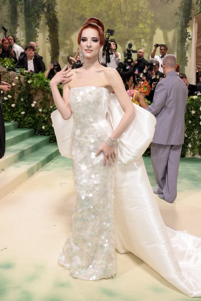 Hari Nef attends The 2024 Met Gala Celebrating "Sleeping Beauties: Reawakening Fashion" at The Metropolitan Museum of Art on May 06, 2024 in New York City.