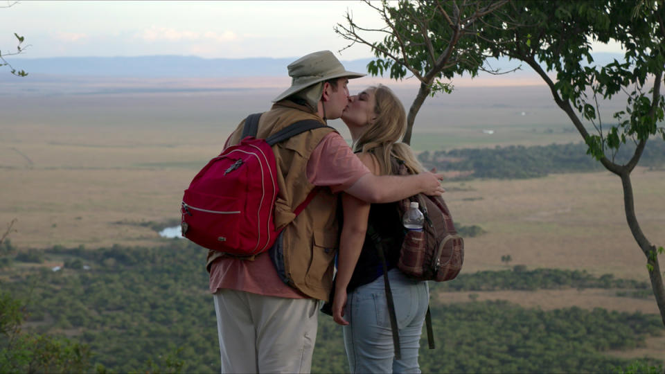 David and Abbey on an African Safari in 'Love on the Spectrum'<p>Photo credit: Courtesy of Netflix</p>