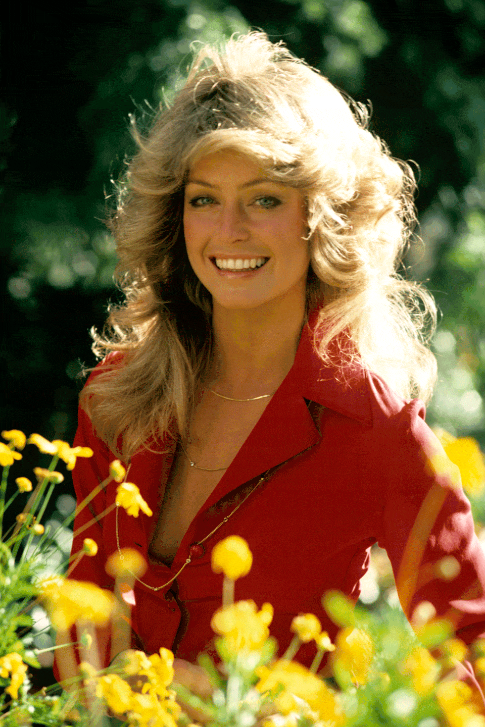 1976: Farrah Fawcett