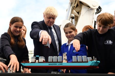 Boris Johnson visit as part of London International Shipping Week