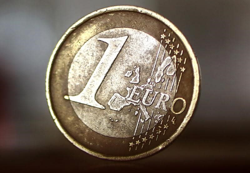 An illustration picture shows a one euro coin, April 8, 2017. REUTERS/Kai Pfaffenbach