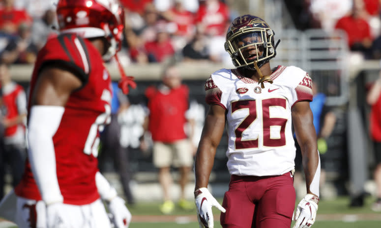 Asante Samuel Jr. lined up against Louisville.