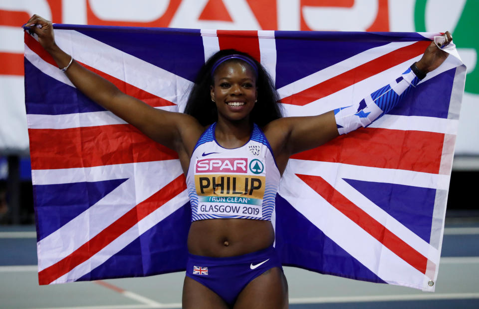 British sprinter Asha Philip will miss the presence of her close-knit clan in Tokyo (Picture: Reuters)