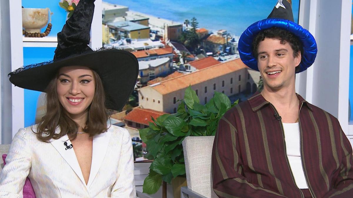 Aubrey Plaza Adam Dimarco Talk New Season Of White Lotus